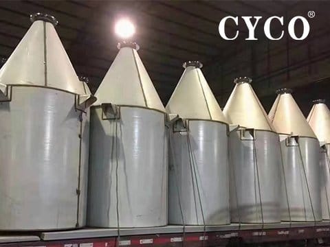 Cleaning System for Conical Mixing Tanks